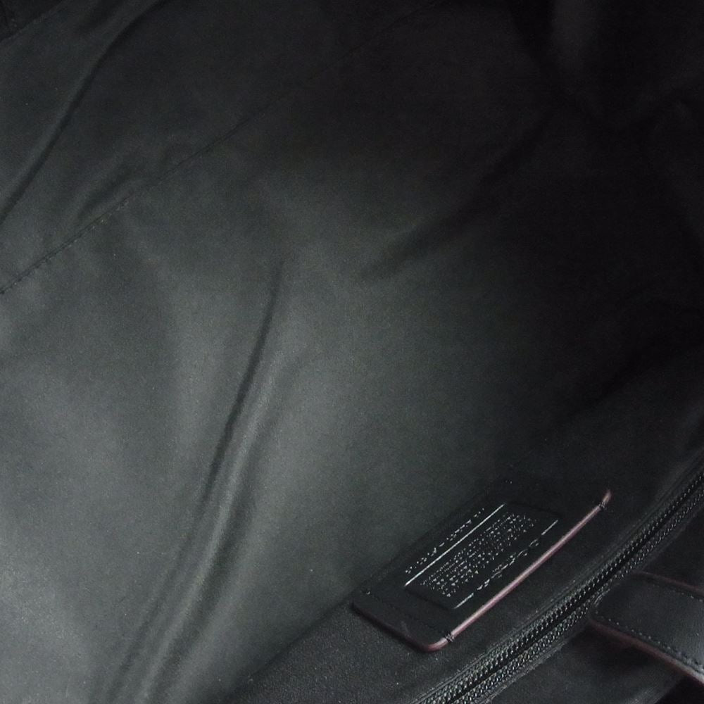 COACH コーチ F75715 レザー 2WAY ボストンバッグ ショルダーバッグ ブラック系【中古】