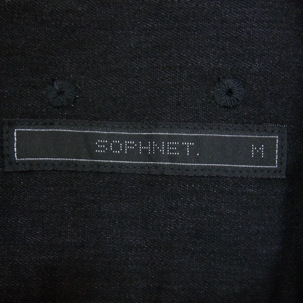 SOPHNET. ソフネット 17SS SOPH-170059 バンダナ切替 ボタンダウン デニムシャツ ブラック系 M【中古】