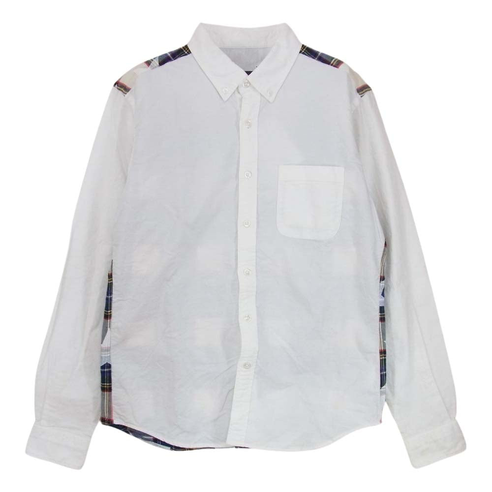 SOPHNET. ソフネット 14AW SOPH-145045 BIG STAR BACK PANEL OX B.D SHIRT バックスター ボタンダウン 長袖 シャツ ホワイト系 M【中古】