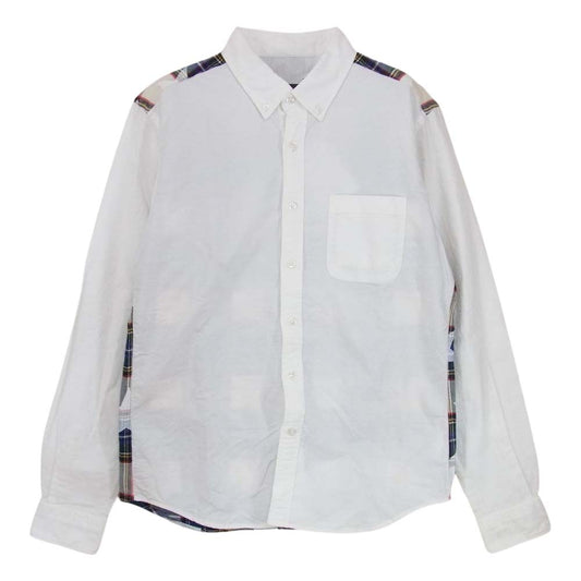 SOPHNET. ソフネット 14AW SOPH-145045 BIG STAR BACK PANEL OX B.D SHIRT バックスター ボタンダウン 長袖 シャツ ホワイト系 M【中古】