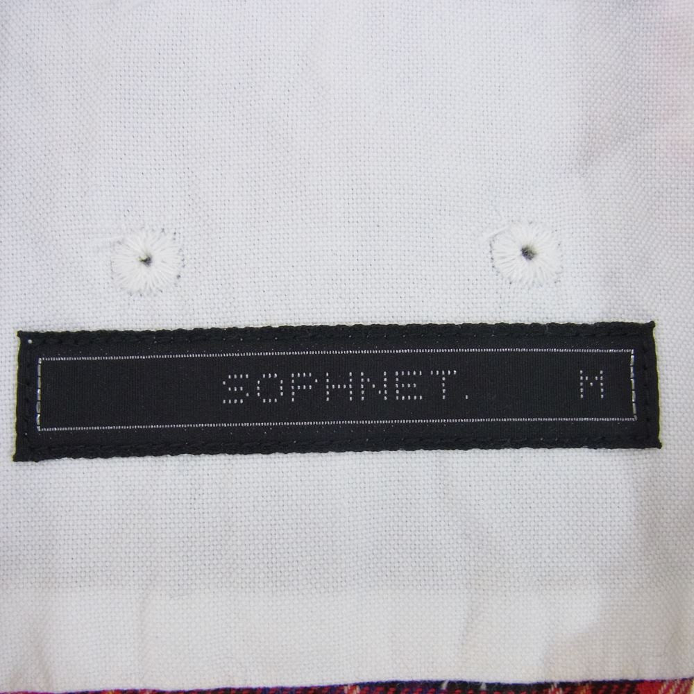 SOPHNET. ソフネット 14AW SOPH-145045 BIG STAR BACK PANEL OX B.D SHIRT バックスター ボタンダウン 長袖 シャツ ホワイト系 M【中古】