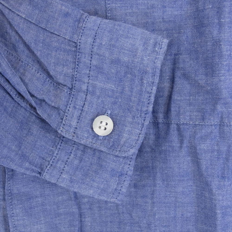 WTAPS ダブルタップス 12SS 121SPDT-SHM04 PLAIN L/S SHIRT GAUZE プレーン シャツ ガーゼ インディゴブルー系 M【中古】