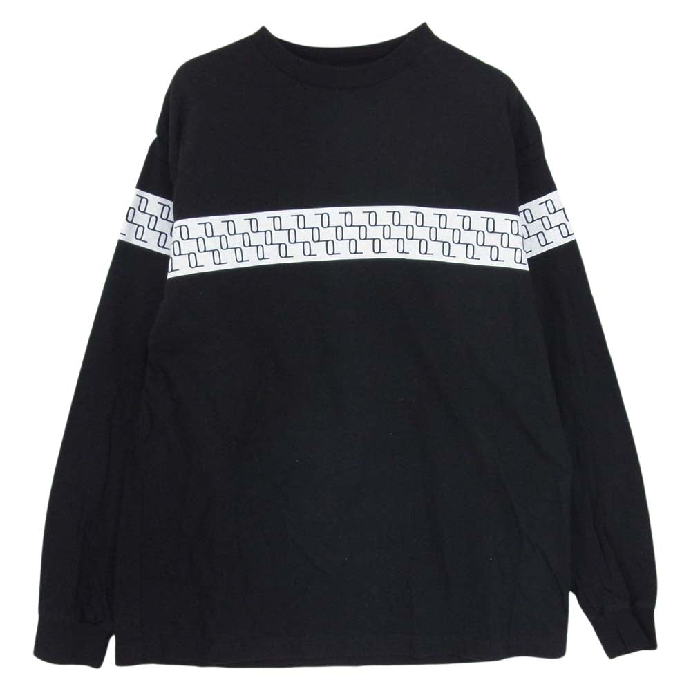 シークエル 21AW SQ-21AW-LT-01 LONGSLEEVE T-SHIRT 長袖 Tシャツ ブラック系 L【中古】