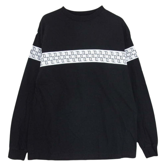 シークエル 21AW SQ-21AW-LT-01 LONGSLEEVE T-SHIRT 長袖 Tシャツ ブラック系 L【中古】