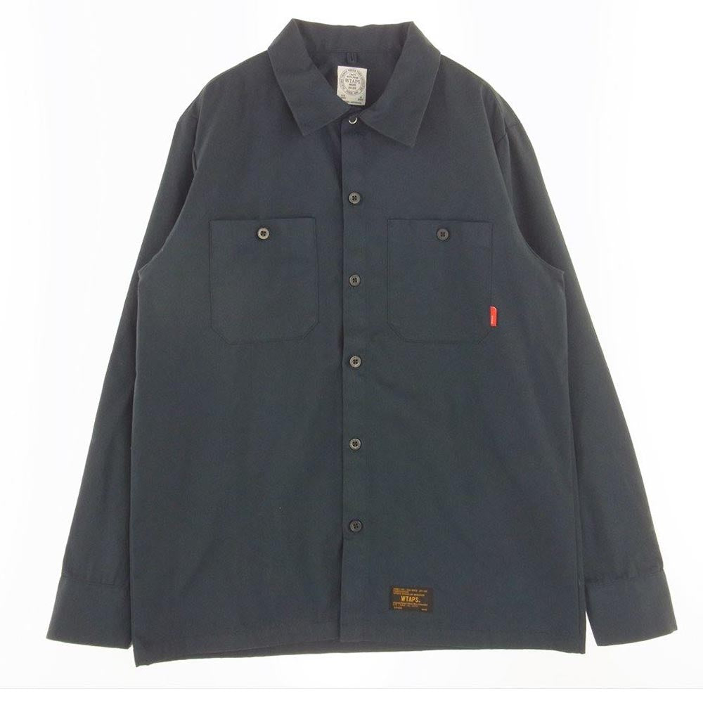 WTAPS ダブルタップス 16AW 161LTDT-SHM10 Union LS 04 Shirt ユニオン シャツ ワーク 長袖 ネイビー系 M【中古】