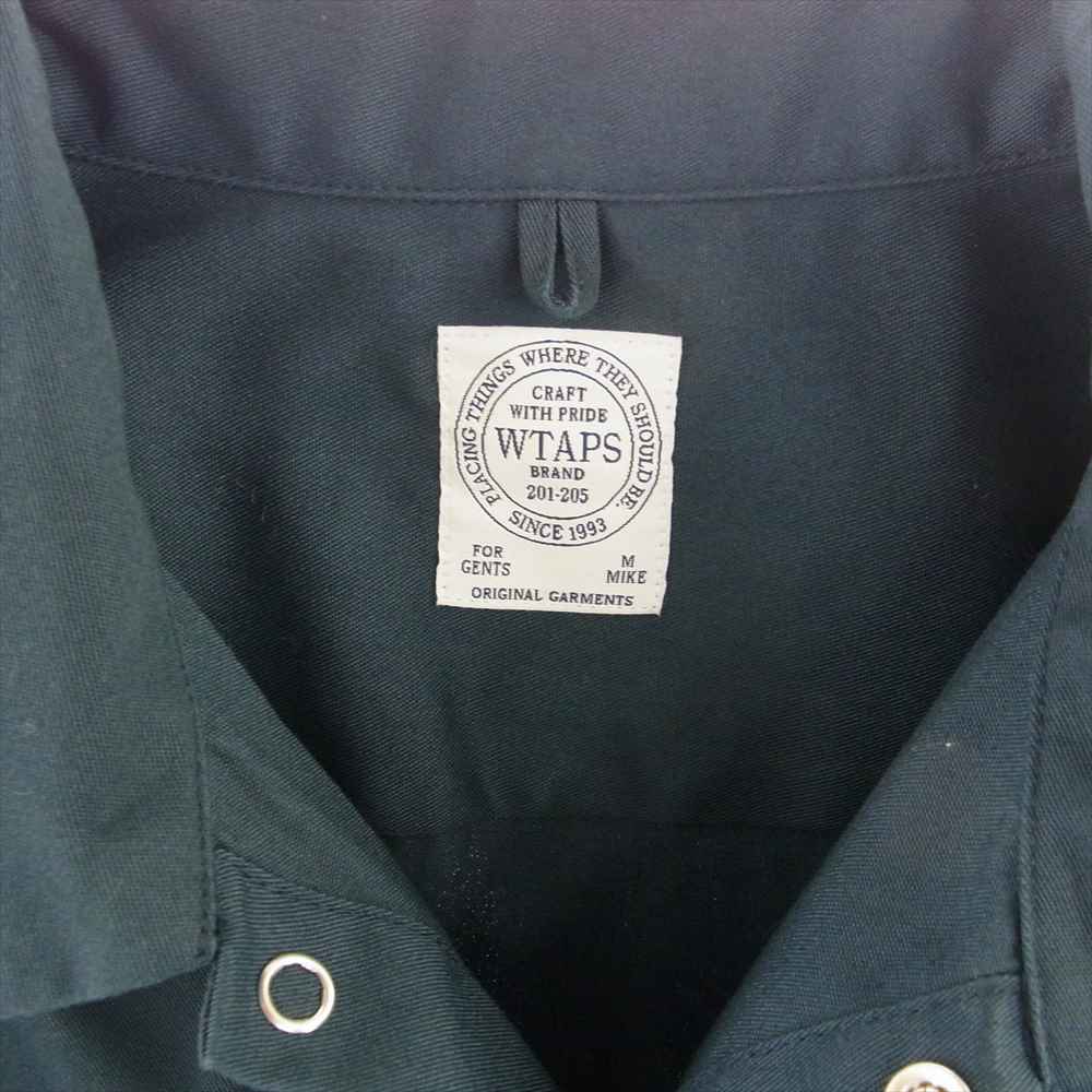 WTAPS ダブルタップス 16AW 161LTDT-SHM10 Union LS 04 Shirt ユニオン シャツ ワーク 長袖 ネイビー系 M【中古】