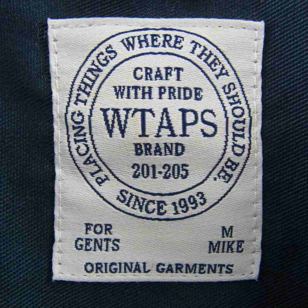 WTAPS ダブルタップス 16AW 161LTDT-SHM10 Union LS 04 Shirt ユニオン シャツ ワーク 長袖 ネイビー系 M【中古】