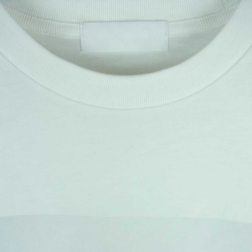 GOD SELECTION XXX ゴッドセレクション 22SS GX-SS22-ST-16 T-SHIRT シーアイランドコットン フォトプリント クルーネック 半袖 Tシャツ ホワイト系 L【美品】【中古】