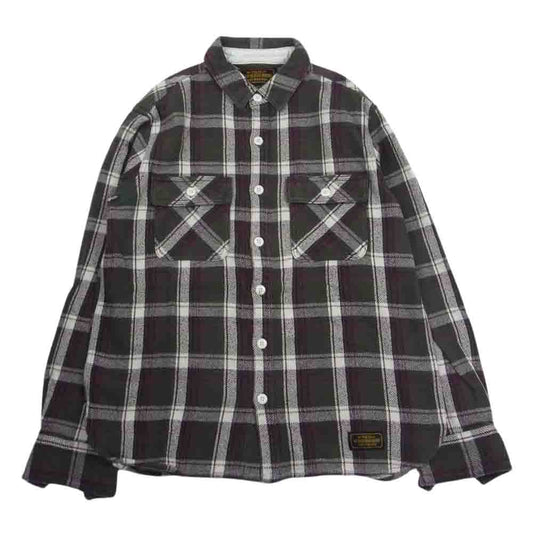 NEIGHBORHOOD ネイバーフッド 16AW 162ARNH-SHM01 CABELLA C-SHIRT LS ネルシャツ チェック 長袖 シャツ カーキ系 M【中古】