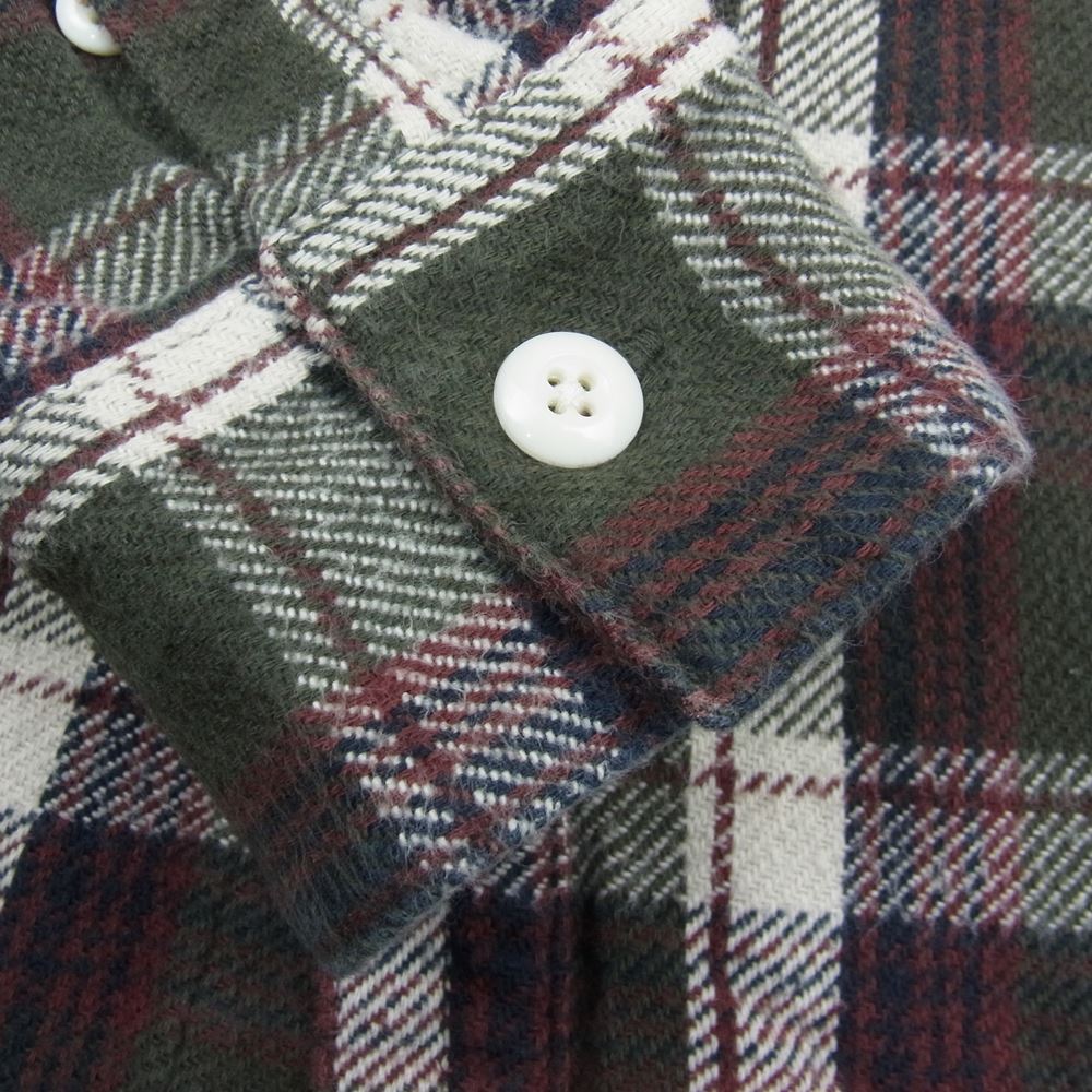NEIGHBORHOOD ネイバーフッド 16AW 162ARNH-SHM01 CABELLA C-SHIRT LS ネルシャツ チェック 長袖 シャツ カーキ系 M【中古】