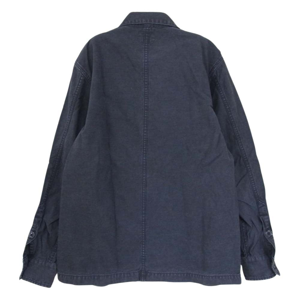 WTAPS ダブルタップス 15SS 151GWDT-SHM02 BUDS L/S 01 SHIRTS COTTON SATIN OD 2 MIKE コットンサテン ミリタリー シャツ ジャケット ブラック系 2【中古】