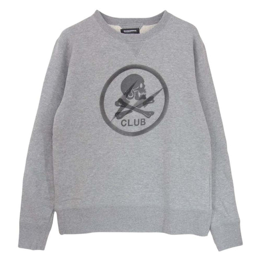 NEIGHBORHOOD ネイバーフッド 142MBFRN-CSM02S FRAGMENT DESIGN フラグメントデザイン スカル スウェット トレーナー グレー系 M【中古】