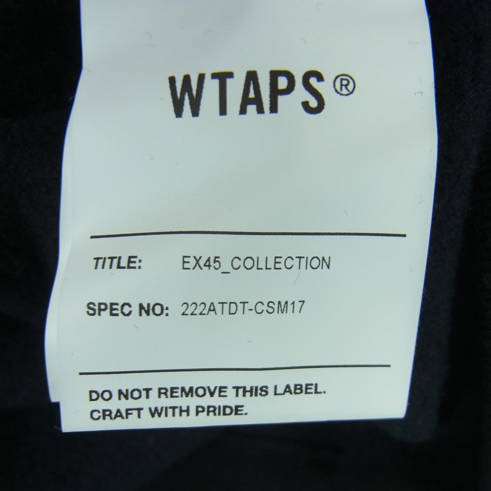 WTAPS ダブルタップス 222ATDT-CSM17 X3.0 HOODY クロスボーン プルオーバー フーディ パーカー ブラック系 02【中古】