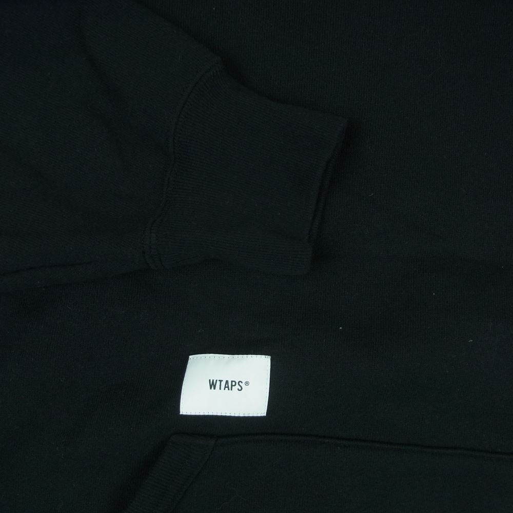 WTAPS ダブルタップス 222ATDT-CSM17 X3.0 HOODY クロスボーン プルオーバー フーディ パーカー ブラック系 02【中古】