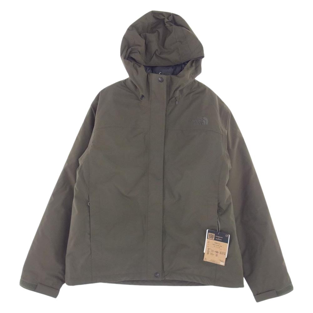 THE NORTH FACE ノースフェイス NPW62132 CASSIUS TRICLIMATE JACKET カシウス トリクライメイト ジャケット パーカー カーキ系 L【新古品】【未使用】【中古】