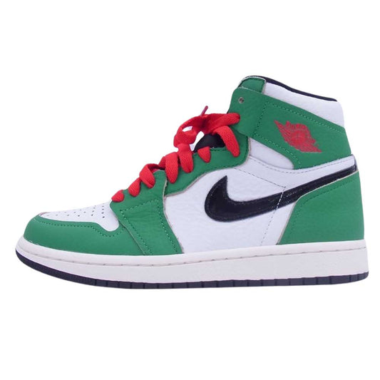 NIKE ナイキ DB4612-300 WMNS Air Jordan 1 High OG Lucky Green ウィメンズ エアジョーダン1 ハイ OG ラッキーグリーン スニーカー グリーン系 ホワイト系 23.5cm【極上美品】【中古】