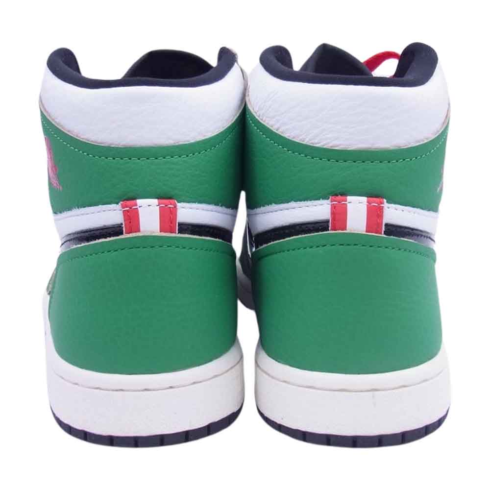 NIKE ナイキ DB4612-300 WMNS Air Jordan 1 High OG Lucky Green ウィメンズ エアジョーダン1 ハイ OG ラッキーグリーン スニーカー グリーン系 ホワイト系 23.5cm【極上美品】【中古】