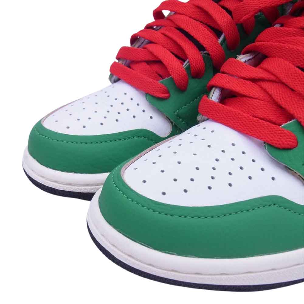 NIKE ナイキ DB4612-300 WMNS Air Jordan 1 High OG Lucky Green ウィメンズ エアジョーダン1 ハイ OG ラッキーグリーン スニーカー グリーン系 ホワイト系 23.5cm【極上美品】【中古】