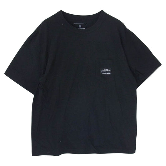FRAGMENT DESIGN フラグメントデザイン UE-200071 × uniform experiment ユニフォームエクスペリメント MIL POCKET TEE ポケット Tシャツ ブラック系 4【中古】