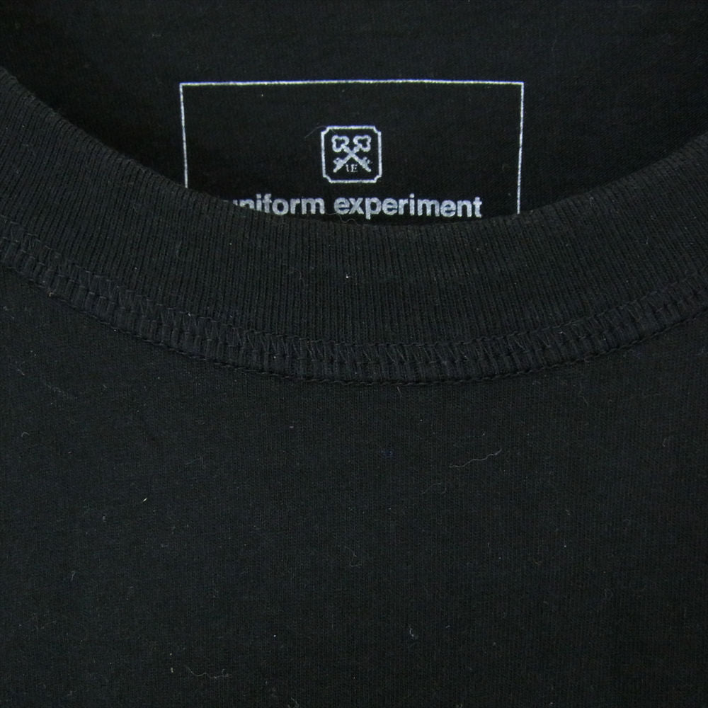 FRAGMENT DESIGN フラグメントデザイン UE-200071 × uniform experiment ユニフォームエクスペリメント MIL POCKET TEE ポケット Tシャツ ブラック系 4【中古】