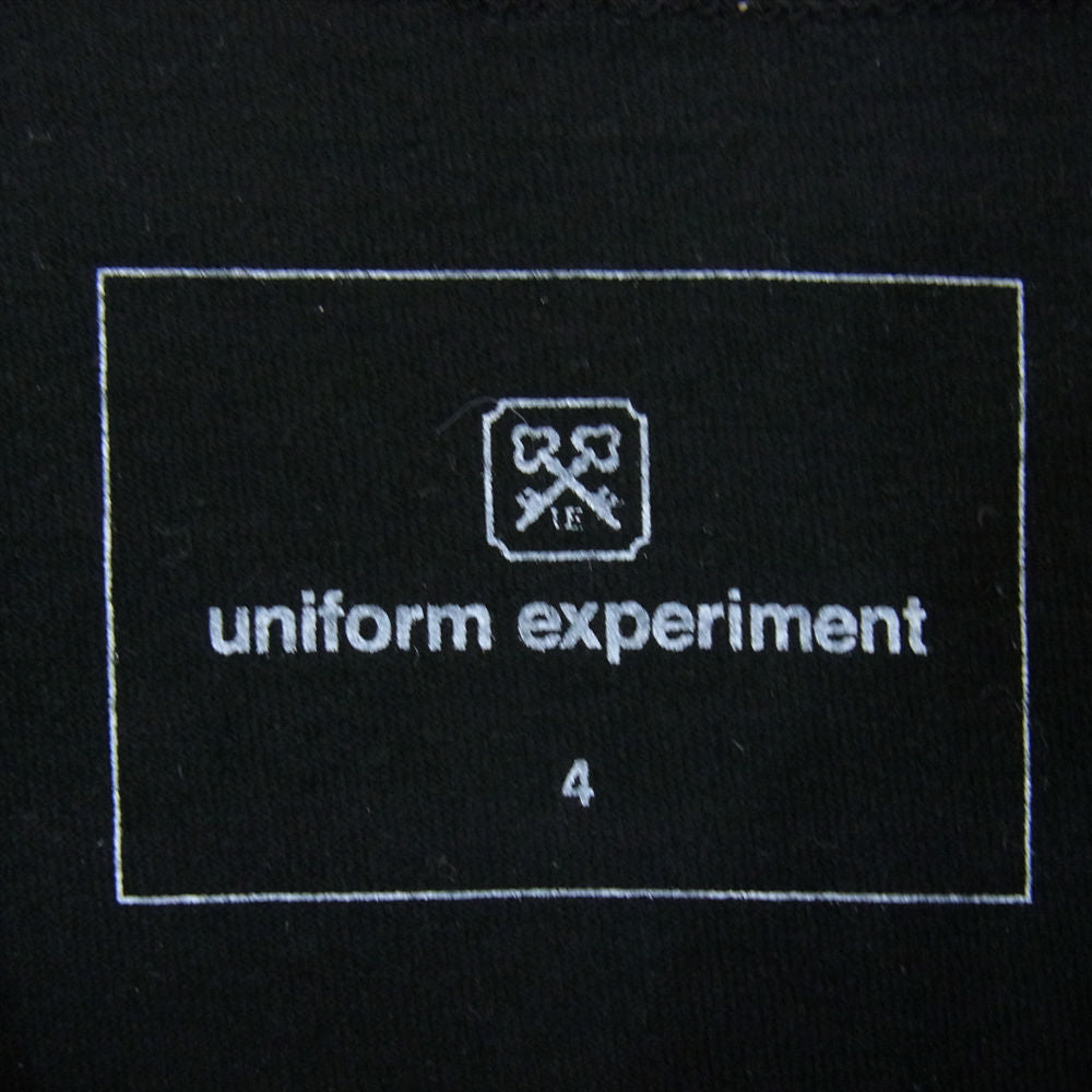 FRAGMENT DESIGN フラグメントデザイン UE-200071 × uniform experiment ユニフォームエクスペリメント MIL POCKET TEE ポケット Tシャツ ブラック系 4【中古】