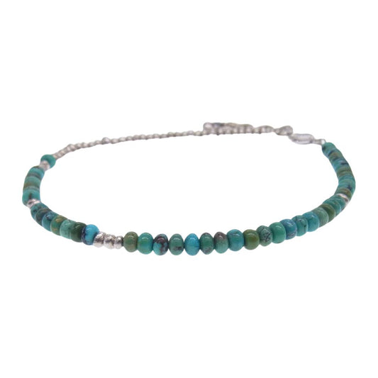 Sympathy of Soul シンパシーオブソウル Light Beads Bracelet ターコイズ ビーズ ブレスレット ライトブルー系【中古】