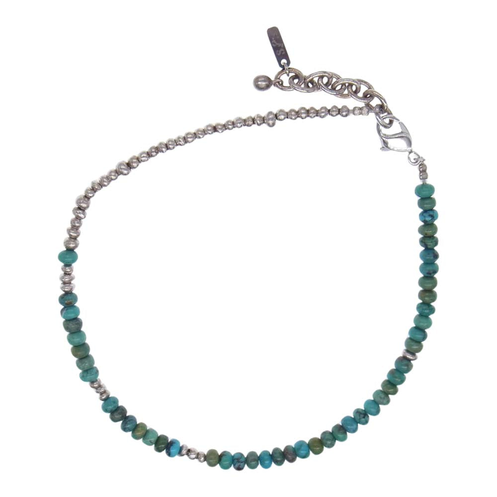 Sympathy of Soul シンパシーオブソウル Light Beads Bracelet ターコイズ ビーズ ブレスレット ライトブルー系【中古】
