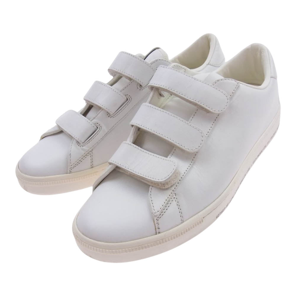 MONCLER モンクレール 19SS × FRAGMENT フラグメント Hiroshi Fujiwara 藤原ヒロシ GENIUS ジーニアス ベルクロ スニーカー ホワイト系 41【中古】