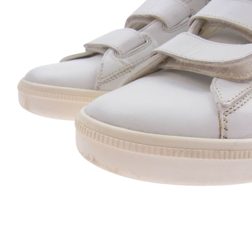 MONCLER モンクレール 19SS × FRAGMENT フラグメント Hiroshi Fujiwara 藤原ヒロシ GENIUS ジーニアス ベルクロ スニーカー ホワイト系 41【中古】