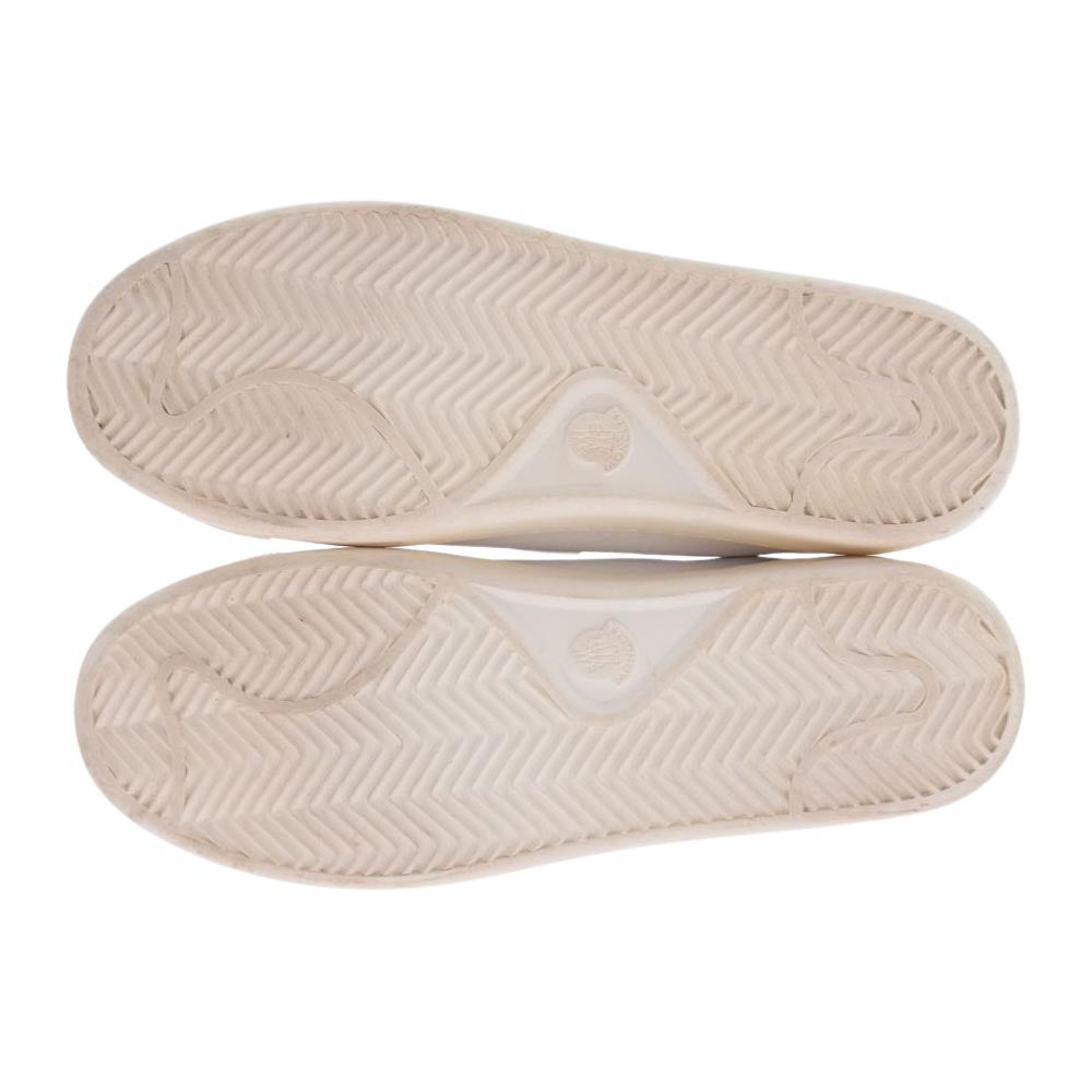 MONCLER モンクレール 19SS × FRAGMENT フラグメント Hiroshi Fujiwara 藤原ヒロシ GENIUS ジーニアス ベルクロ スニーカー ホワイト系 41【中古】