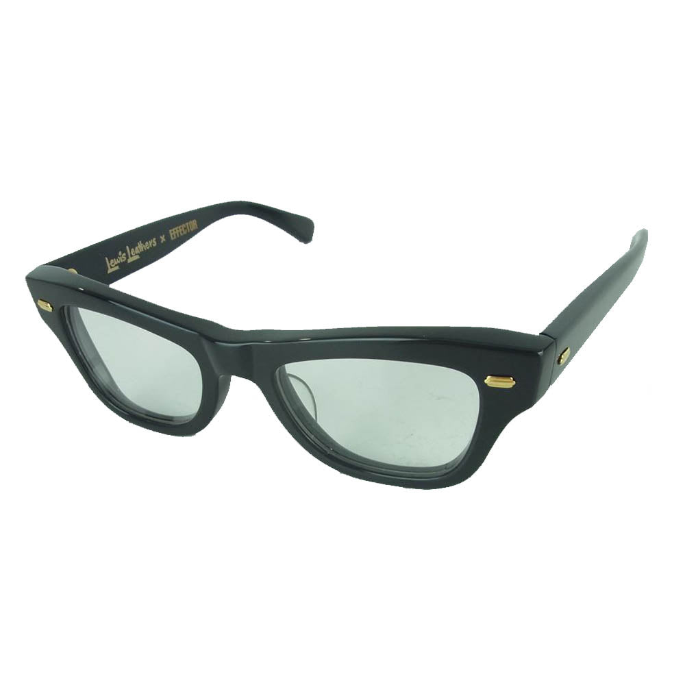 Lewis Leathers ルイスレザー EFFECTOR AVIAKIT EYEWEAR  エフェクター アヴァイアキット メガネ 眼鏡 ブラック系【中古】