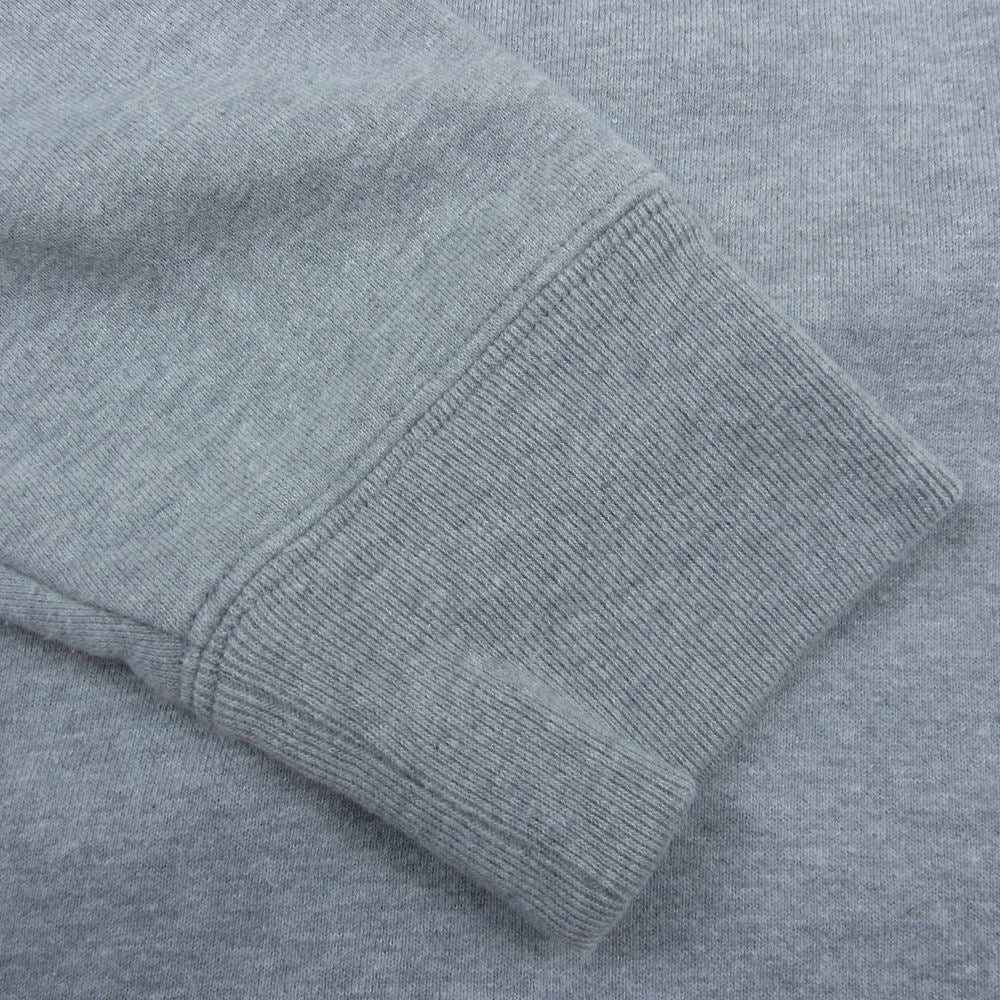 MONCLER モンクレール D209U8040250　 ×  fragment design フラグメントデザイン MAGLIA マグリア 英字エンブロイダリー クルーネック スウェット グレー グレー系 L【中古】