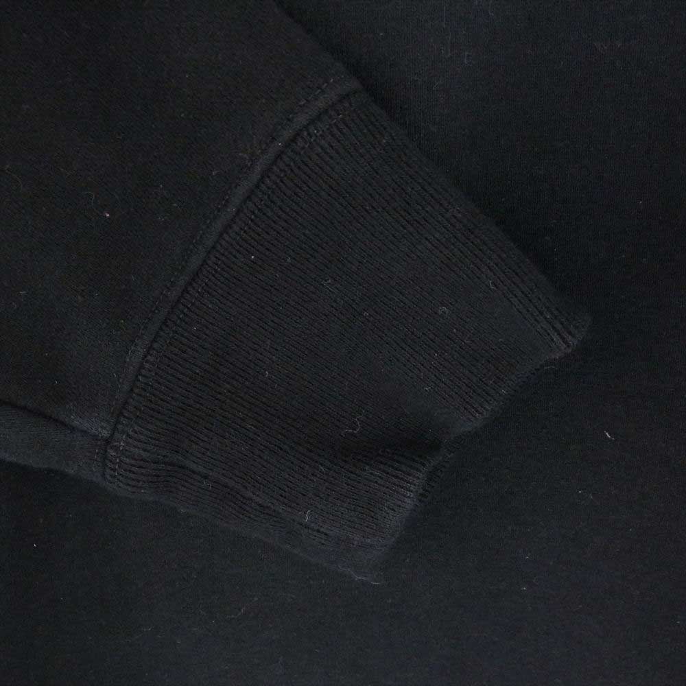 MONCLER モンクレール D209U8040250 ×  fragment design フラグメントデザイン MAGLIA マグリア 英字エンブロイダリー クルーネック スウェット ブラック ブラック系 L【中古】