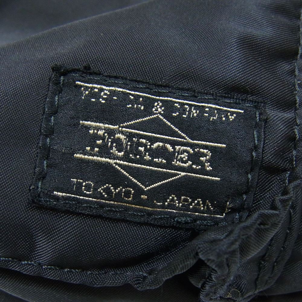 PORTER ポーター TANKER タンカー ショルダー ボディ ウエストバッグ ブラック系【中古】