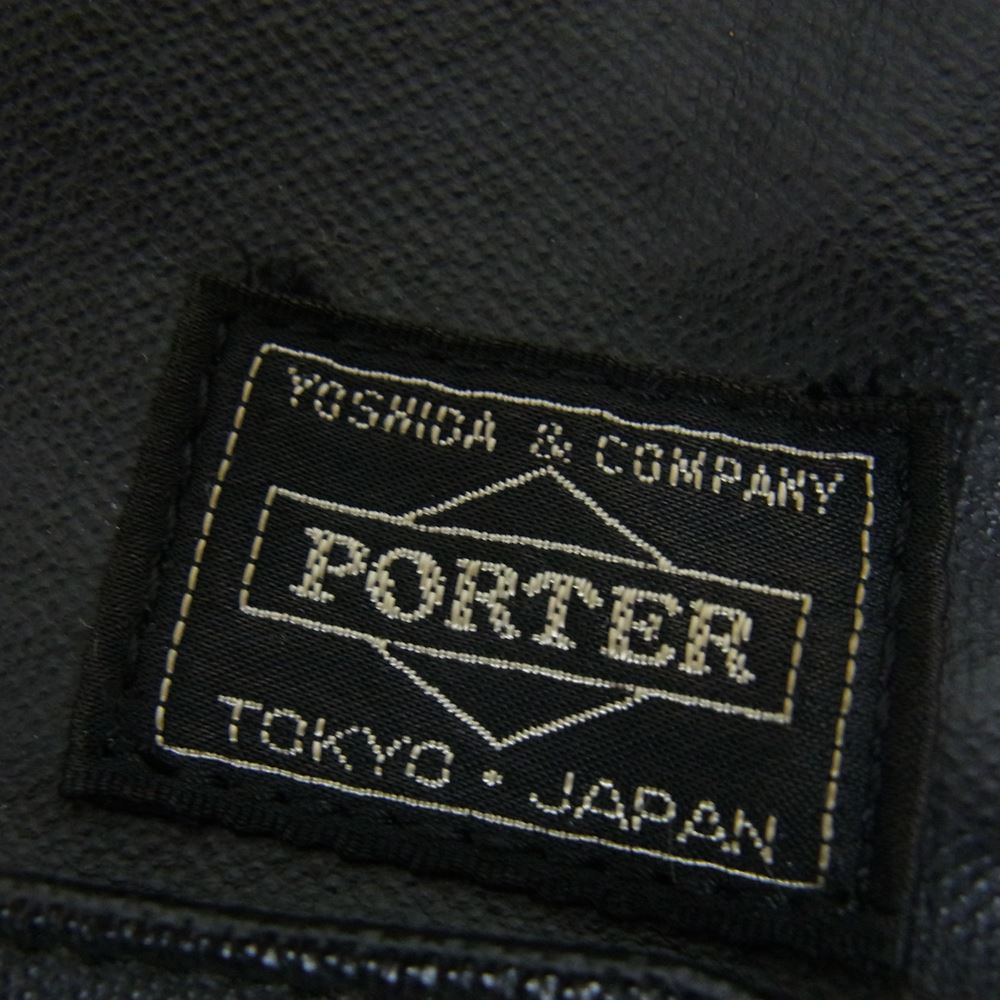PORTER ポーター SLING SHOULDER BAG スリング フリースタイル ショルダー バッグ ブラック系【中古】