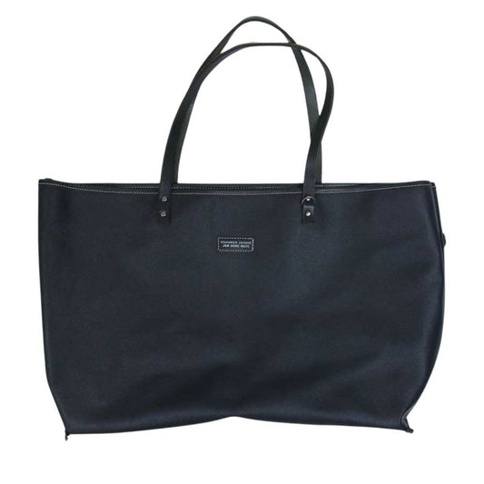 NUMBER(N)INE ナンバーナイン × JAM Home Made ジャムホームメイド 別注 レザー トートバッグ ブラック系【中古】