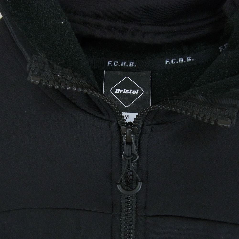 F.C.R.B. エフシーアールビー FCRB-202049 POLARTEC POWER STRETCH ZIP UP GAITER HOODIE ポーラテック パワー ストレッチ ジップ ガイザー フーディ ジャケット ブラック系 M【中古】