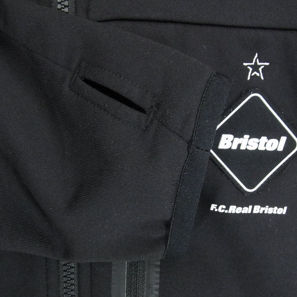 F.C.R.B. エフシーアールビー FCRB-202049 POLARTEC POWER STRETCH ZIP UP GAITER HOODIE ポーラテック パワー ストレッチ ジップ ガイザー フーディ ジャケット ブラック系 M【中古】