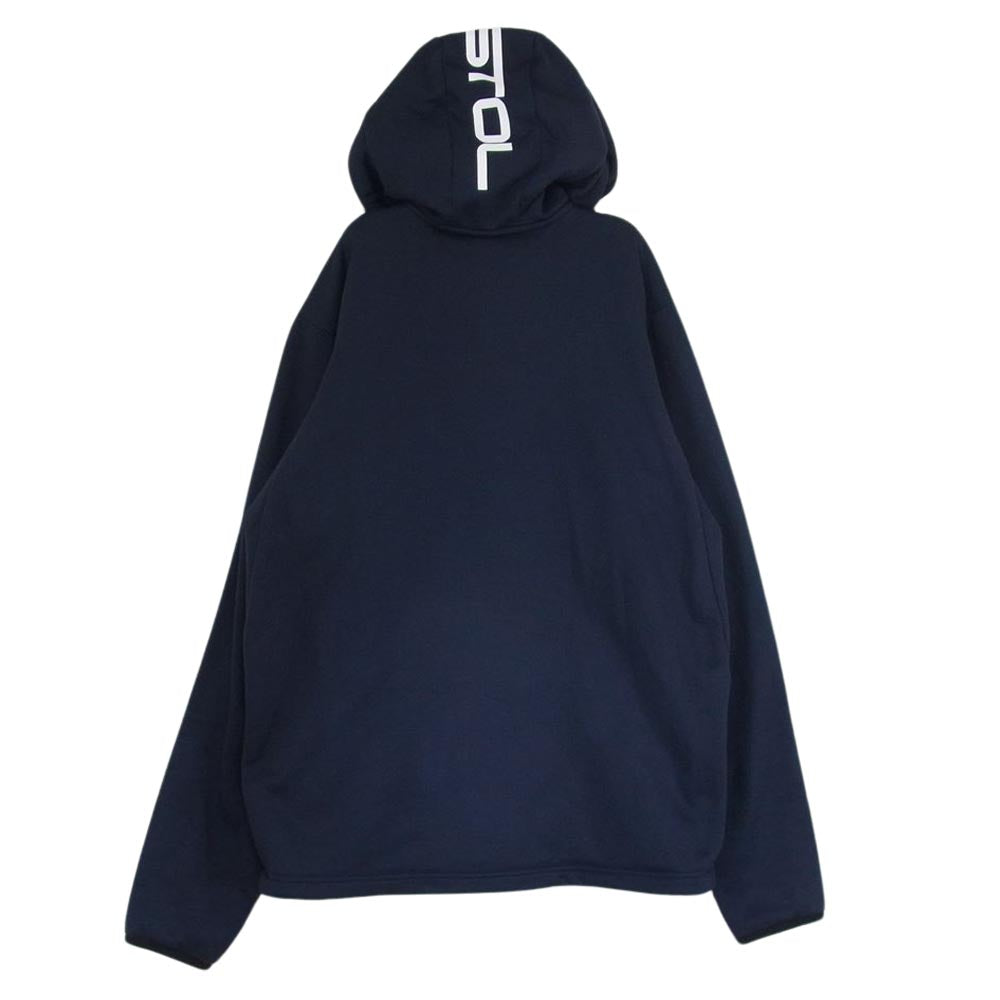 F.C.R.B. エフシーアールビー 21AW FCRB-212046 Real Bristol レアルブリストル POLARTEC POWER STRETCH ZIP UP GAITER HOODIE ポーラテック パワー ストレッチ ジップ アップ ゲイター ジャケット ネイビー系 M【中古】