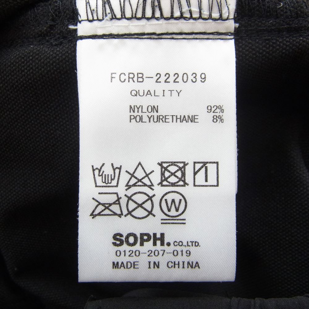 F.C.R.B. エフシーアールビー 22AW FCRB-222039 Bristol UTILITY TEAM PANT ユーティリティ チーム パンツ ブラック系 S【中古】