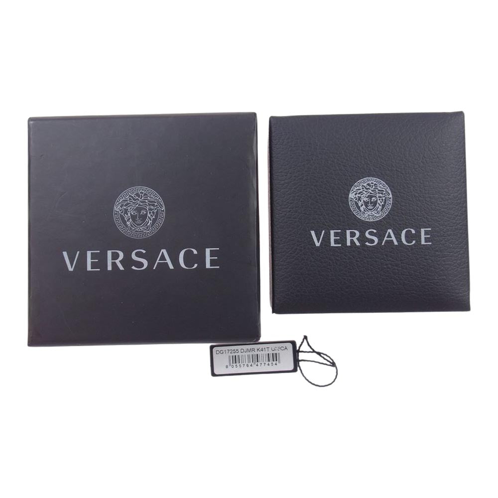 VERSACE ヴェルサーチ エナメル メデューサ ネックレス ゴールド系【中古】