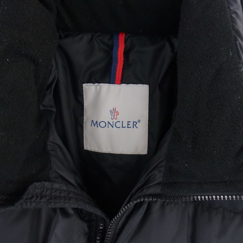 MONCLER モンクレール BAZILLE バジーレ ダウン ジャケット フーディー パーカー ブラック系 3【中古】