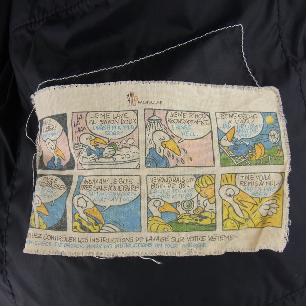 MONCLER モンクレール BAZILLE バジーレ ダウン ジャケット フーディー パーカー ブラック系 3【中古】