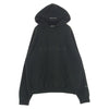 FEAR OF GOD フィアオブゴッド FOG ESSENTIALS エッセンシャルズ フロント ラバー ロゴ フーディー パーカー ブラック系 L【中古】