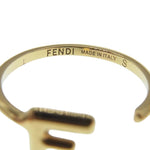 FENDI フェンディ FF 2連 リング ゴールド系 S 11.5号【中古】