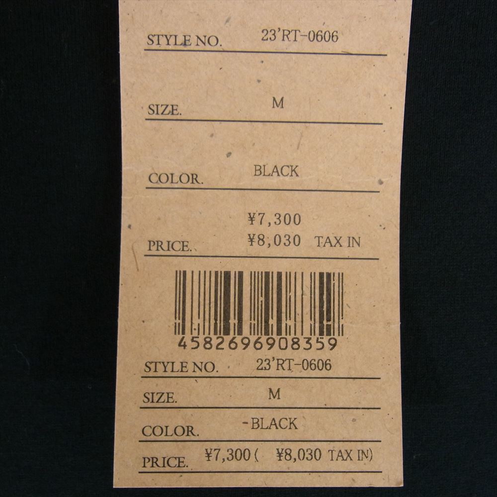 RATS ラッツ 23RT-0606 CROSS TEE クロス プリント Tシャツ ブラック系 M【美品】【中古】