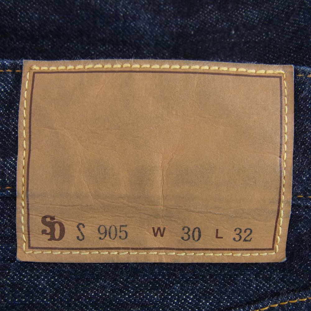 STANDARD CALIFORNIA スタンダードカリフォルニア S905 SD 5-Pocket Denim Pants ストレート デニム パンツ ジーンズ インディゴブルー系 31【中古】