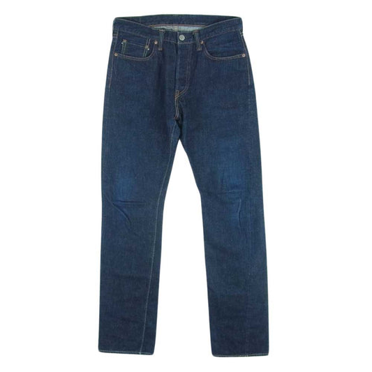 フルカウント Lot 1101 ストレート デニム パンツ ジーンズ コットン 日本製 インディゴブルー系 W30 L34【中古】