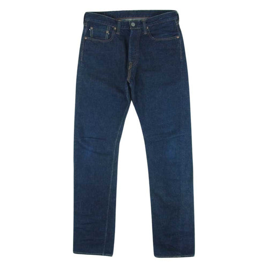 フルカウント Lot 1101 ストレート デニム パンツ ジーンズ コットン 日本製 インディゴブルー系 W30 L34【中古】