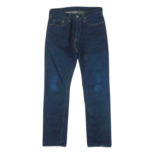 フルカウント Lot 1101 ストレート デニム パンツ ジーンズ コットン 日本製 インディゴブルー系 W30 L34【中古】